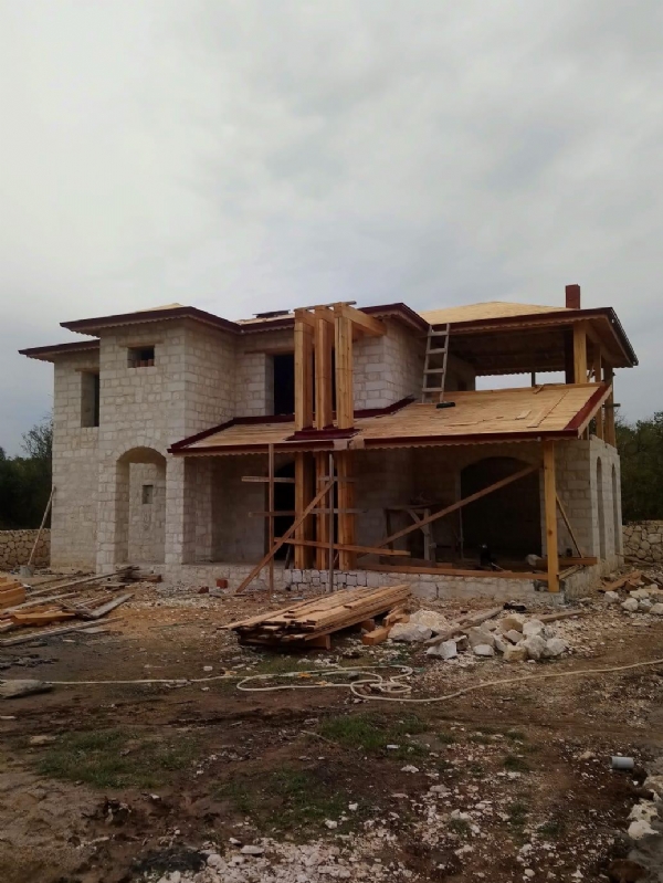 Gölköy Taş Villaları Yapım Aşaması